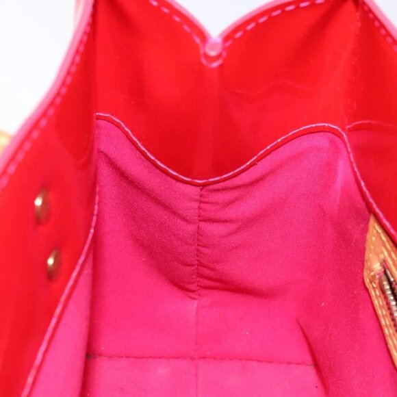 LOUIS VUITTON Monogram Vernis Reade PM Hand Bag Fuchsia Pink M91221 Auth 136883 - Picture 12 of 16
